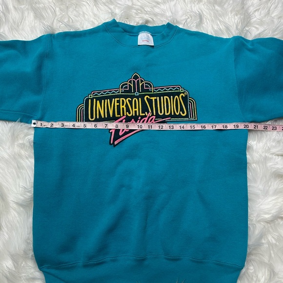 Vintage Universal Studios Teal Sweatshirt - Picture 3 of 4